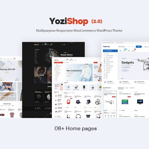 Yozi - کثیر المقاصد Electronics WooCommerce ورڈپریس تھیم