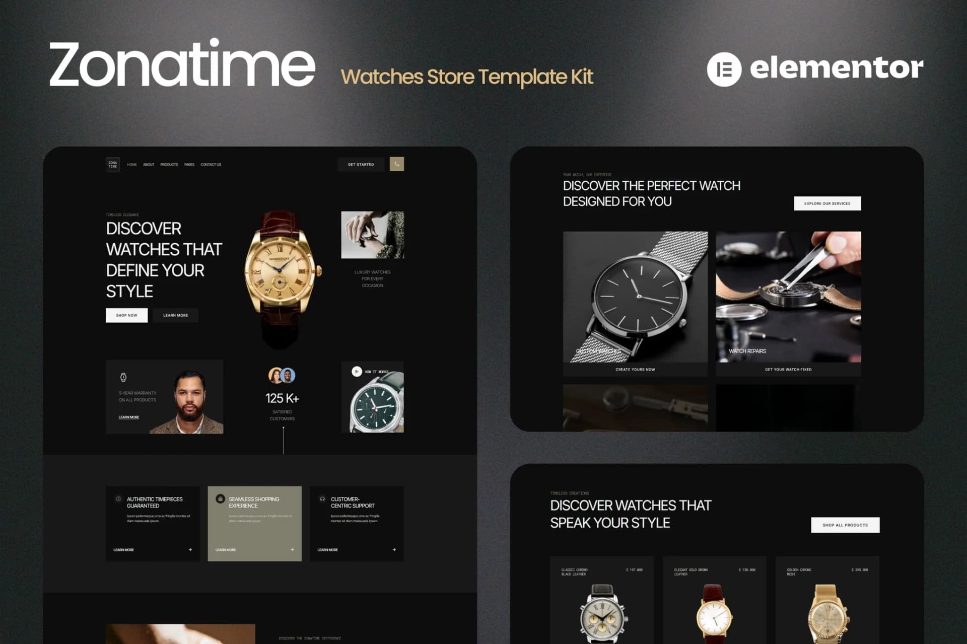 Screenshot of Zonatime interface