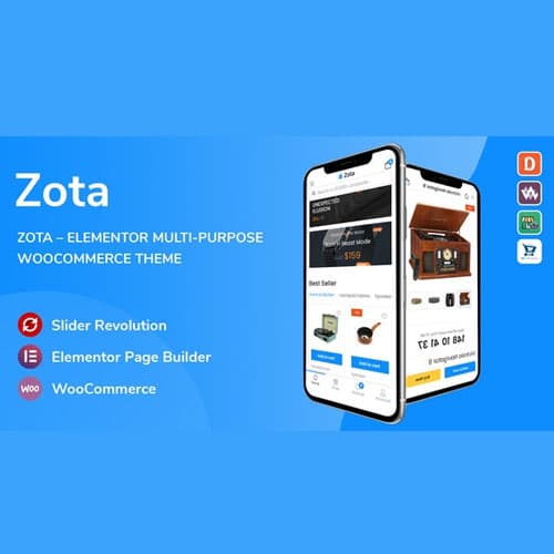 Zota - Elementor کثیر المقاصد WooCommerce Theme